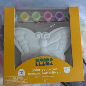 Mondo Llama Ceramic Butterfly Paint Kit
